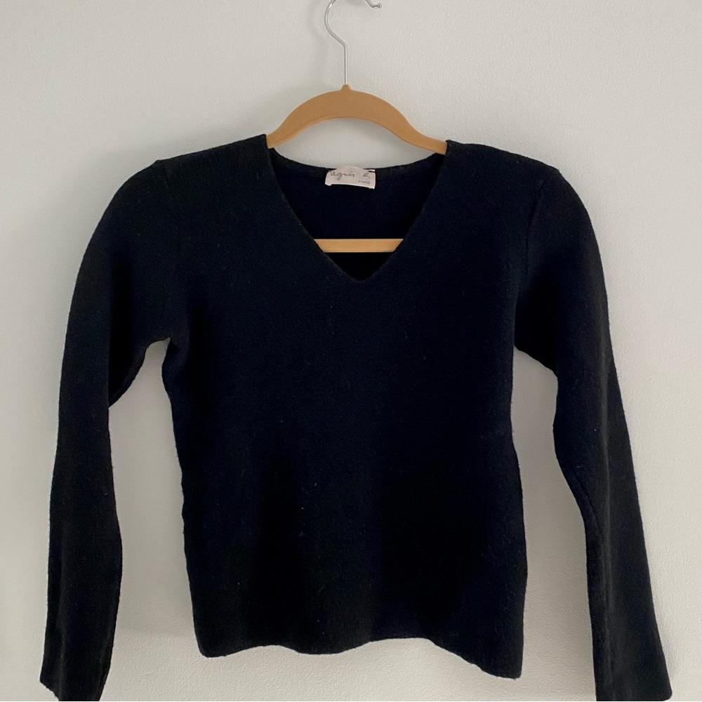 Agnes B. Black Sweater - Picture 1 of 3